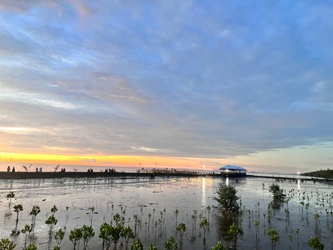 Pemandangan sungai di kawasan Pelangi Kapuas Park. Foto: Dok. Hi!Pontianak