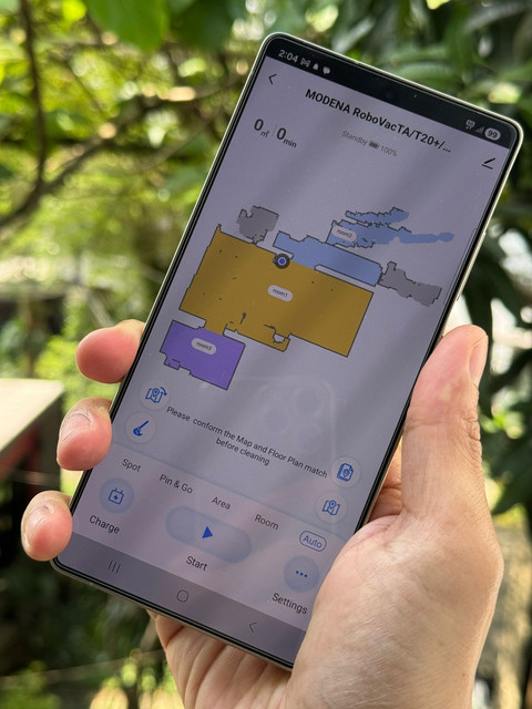 Tampilan aplikasi MODENA Seamless. Foto: kumparan