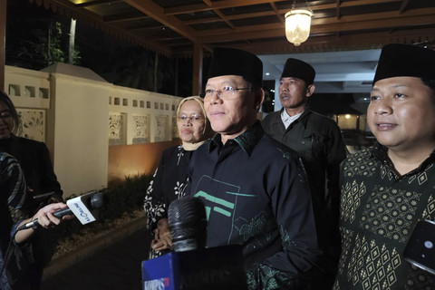 Ketua Umum Partai Persatuan Pembangunan (PPP) Muhamad Mardiono di kediamannya, Jakarta, Kamis (2/10/2025).  Foto: Luthfi Humam/kumparan