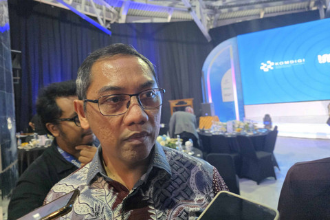 Direktur Jenderal Pengawasan Ruang Digital, Alexander Sabar, usai peluncuran Garuda Spark Innovation Hub di Jakarta, Kamis (2/10/2025). Foto: Thomas Bosco/kumparan