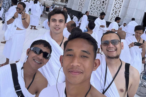Pemain Timnas jalani umroh jelang main di ronde 4. Foto: Instagram/ @rizkyridhoramadhani