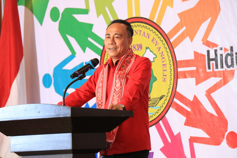 Wagub Kalbar Krisantus saat menyampaikan sambutan. Foto: Dok. Adpim Pemprov Kalbar