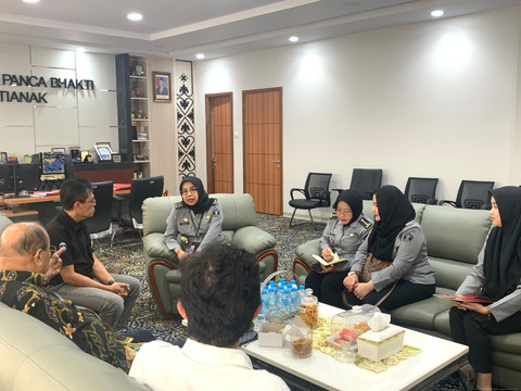 Audiensi yang digelar untuk memperkuat sinergi perlindungan kekayaan intelektual. Foto: Dok. Kanwil Kemenkum Kalbar