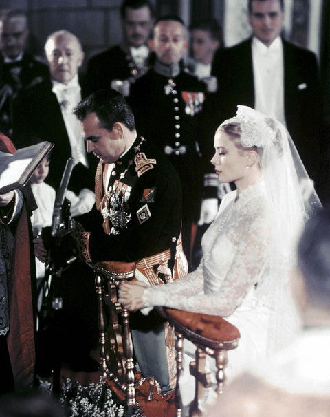 Pernikahan Grace Kelly. Foto: AFP