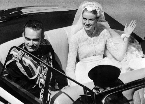 Pernikahan Grace Kelly. Foto: AFP