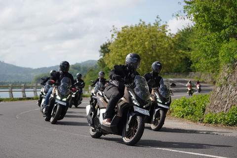 Touring media bersama Astra Honda Motor dan Astra Honda NTB di Lombok Barat, NTB, Sabtu (4/10/2025). Foto: Syahrul Ghiffari/kumparan