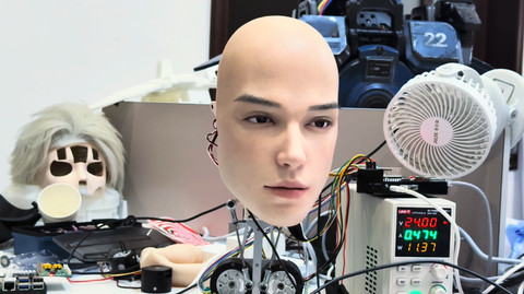 Robot Origin M1 yang sangat mirip dengan manusia. Foto: AheadForm via YouTube