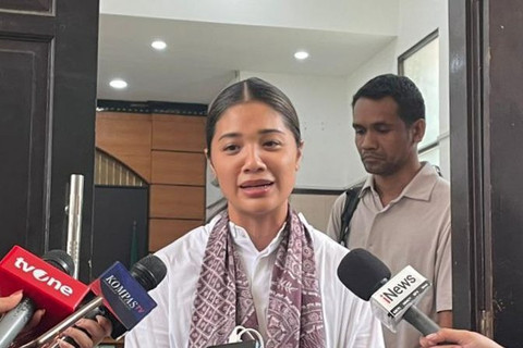 Istri dari eks Mendikbudristek Nadiem Makarim Franka Franklin usai sidang lanjutan gugatan praperadilan di PN Jakarta Selatan, Senin (6/10/2025). Foto: Fadhil Pramudya/kumparan