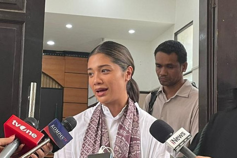 Istri dari eks Mendikbudristek Nadiem Makarim Franka Franklin usai sidang lanjutan gugatan praperadilan di PN Jakarta Selatan, Senin (6/10/2025). Foto: Fadhil Pramudya/kumparan