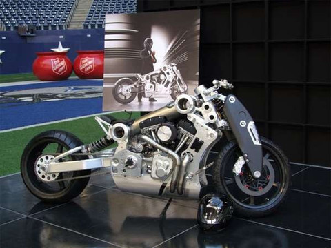 Tampilan motor termahal di dunia Neiman Marcus Limited Edition Fighter. Foto: Moto Tech India