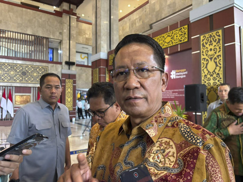 Menkum Supratman Andi Agtas di Kantor Kementerian Hukum, Jakarta Selatan pada Senin (6/10/2025). Foto: Abid Raihan/kumparan