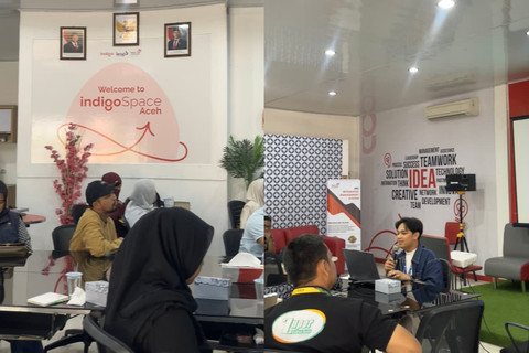 Suasana workshop di IndigoSpace Aceh. Foto: Dok. IndigoSpace Aceh