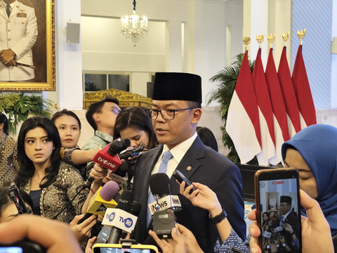 Menteri Luar Negeri (Menlu) Sugiono di Istana Negara Jakarta, pada Rabu (8/10/2025). Foto: Luthfi Humam/kumparan
