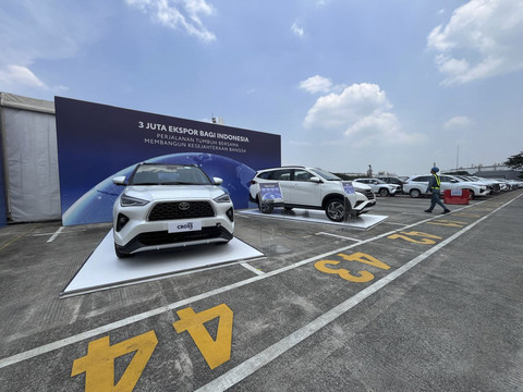 Ekspor 3 juta Toyota di pabrik PT. Toyota Motor Manufacturing Indonesia di Karawang. Foto: Fitra Andrianto/kumparan