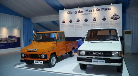 Seremoni ekspor 3 juta unit mobil Toyota dari Karawang. Foto: TMMIN