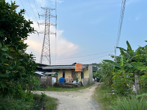 Sejumlah rumah warga Sukarame, Bandar Lampung yang masuk kedalam daftar bangunan terdampak penertiban aset lahan Pemprov Lampung tahap II | Foto : Eka Febriani / Lampung Geh
