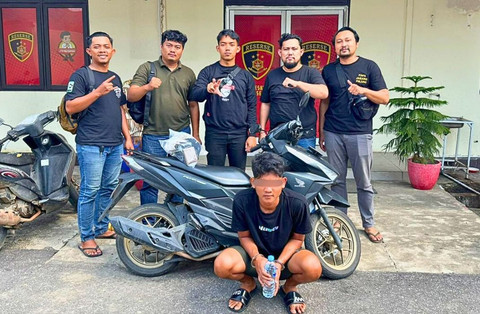 Spesialis curanmor di Kubu Raya berhasil diamankan di Sekadau. Foto: Dok. Istimewa.