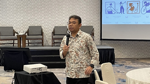 Staf Ahli Bidang Kepatuhan Pajak Kemenkeu, Yon Arsal, dalam Media Gathering Kemenkeu di Bogor, Jawa Barat, Jumat (10/10/2025). Foto: Najma Ramadhanya/kumparan