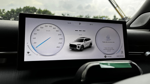 Panel meter Chery Tiggo 9 CSH AWD. Foto: Aditya Pratama Niagara/kumparan