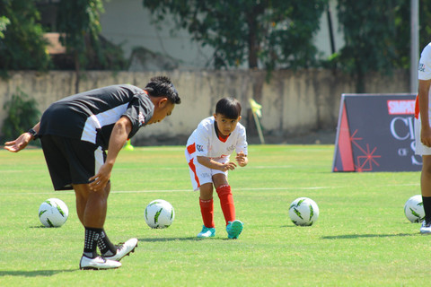 Berolahraga, salah satu poin dari dae7 Kebiasaan Anak Indonesia Hebat (7 KAIH). Foto: Masruroh/Basra