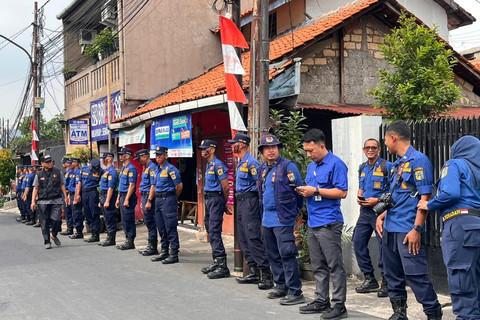 Peresmian Pos Pemadam Kebayoran Lama Utara, Jakarta Selatan, Senin (13/10/2025). Foto: Nasywa Athifah/kumparan