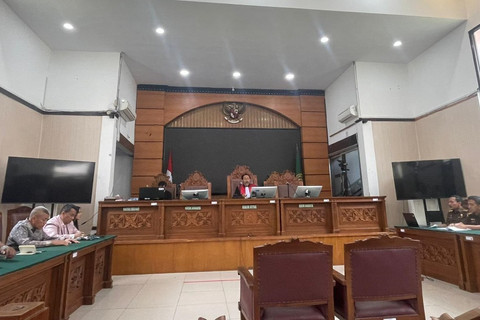 Sidang putusan praperadilan Nadiem Makrim di PN Jakarta Selatan, Senin (13/10/2025). Foto: Fadhil Pramudya/kumparan