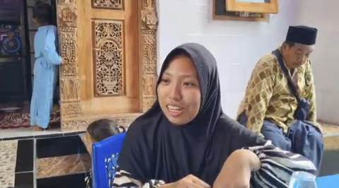 Choiru Ummah sepupu dari Farhan Santri Ponpes Al-Khoziny. Foto: Farusma Okta Verdian/kumparan