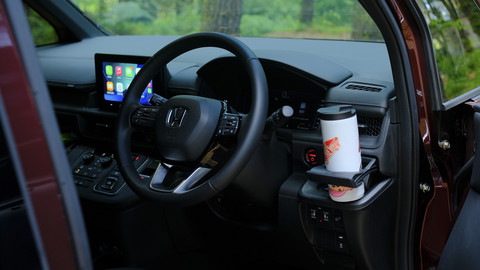 Interior Honda Step WGN e:HEV. Foto: Gesit Prayogi/kumparan