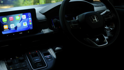Interior Honda Step WGN e:HEV. Foto: Gesit Prayogi/kumparan