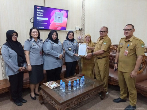 Kanwil Kemenkum Kalbar melaksanakan kunjungan kerja ke DPRD Ketapang. Foto: Dok. Kanwil Kemenkum Kalbar