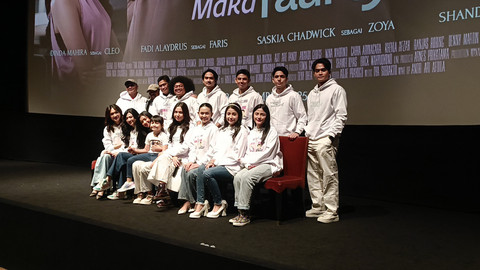 Konferensi pers film Tak Kenal Maka Taaruf, XXI Epicentrum, Jakarta Selatan, Selasa (14/10/2025). Foto: Giovanni/kumparan