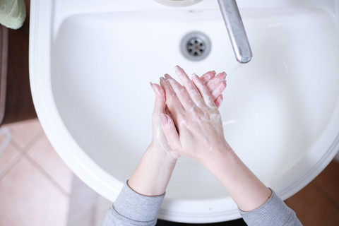 Ilustrasi cuci tangan. Foto: Pixabay