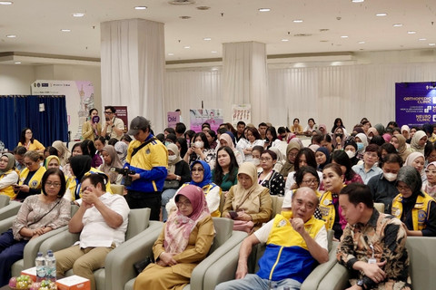 Antusiasme peserta skrining USG Kanker payudara dari SELANGKAH di Yogyakarta. Foto: Dok. Istimewa