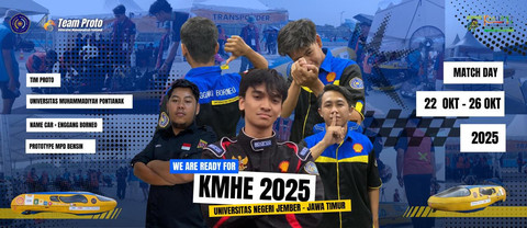 Tim Proto UMP siap berkompetisi di ajang Kontes Mobil Hemat Energi (KMHE) 2025. Foto: Dok. Istimewa