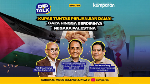DipTalk kumparan bersama Duta Besar RI untuk PBB Prof. Makarim Wibisono.
Foto: kumparan