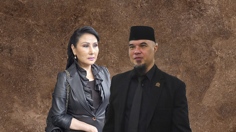 Lita Gading dan Ahmad Dhani. Foto: kumparan