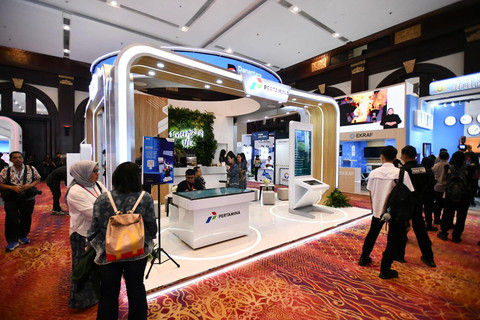 Layanan publik Pertamina pada Kegiatan Pameran Keterbukaan Informasi Publik di Jakarta, Selasa (14/10/2025). Foto: Dok. Pertamina