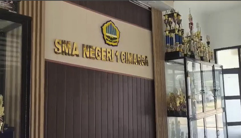 Suasana sekolah SMAN 1 Cimarga. Foto: Dok. Istimewa