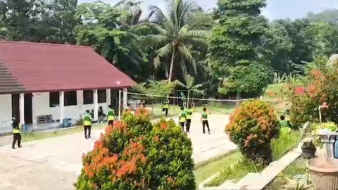 Suasana sekolah SMAN 1 Cimarga. Foto: Dok. Istimewa