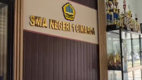 Suasana sekolah SMAN 1 Cimarga. Foto: Dok. Istimewa