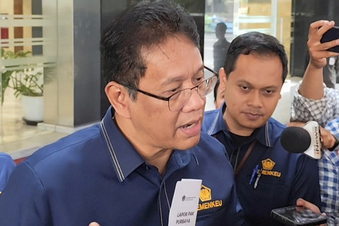 Menteri Keuangan Purbaya Yudhi Sadewa di Gedung Cakti Direktorat Jenderal Pajak (DJP), Kemenkeu, Jalan Gatot Subroto, Rabu (15/10/2025). Foto: Widya Islamiati/kumparan