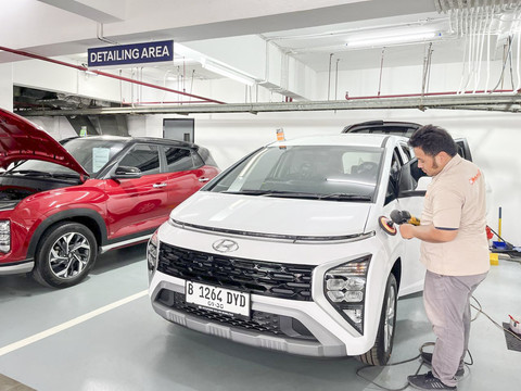 Hyundai Promise, fasilitas jual beli mobil bekas mobil Hyundai. Foto: Fitra Andrianto/kumparan