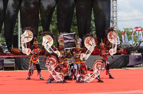 Pringsewu Cultural Festival Kapolres Cup II 2025 resmi dibuka. | Foto: Dok Humas Polres Pringsewu