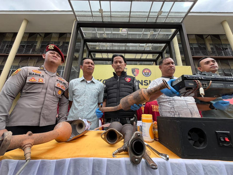 Barang bukti yang berhasil diamankan. Foto: Rabiansyah/Hi!Pontianak