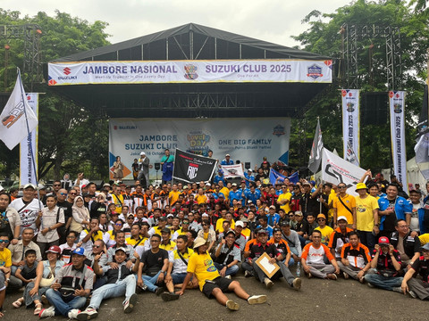 Pembukaan Jambore Suzuki Club 2025 di TMII. Foto: Fitra Andrianto/kumparan