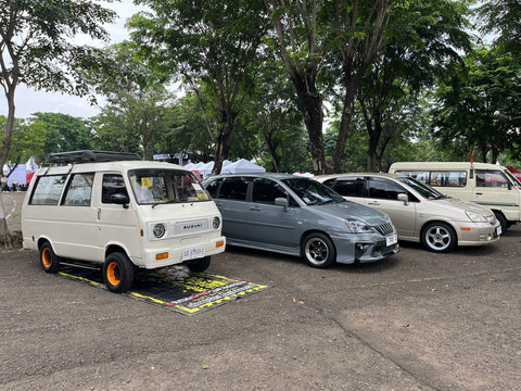 Suasana di acara Jambore Suzuki Club 2025 di TMII. Foto: Fitra Andrianto/kumparan