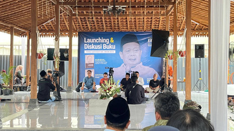 Acara Launching dan Diskusi Buku: Mengenang KH Imam Aziz di Pesantren Bumi Cendekia, Gombang, Sleman, Jumat (17/10). Foto: Pandangan Jogja/Gigih Imanadi Darma