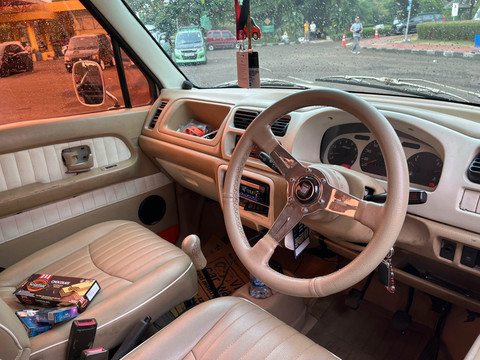 Modifikasi Karimun konsep retro. Foto: Fitra Andrianto/kumparan