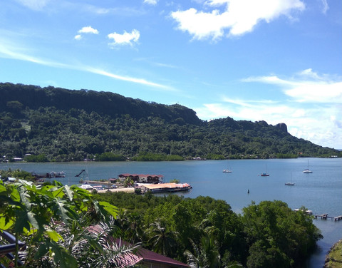 Pemandangan dari balkon hotel (dok. pribadi)