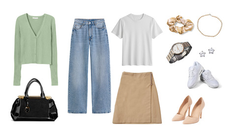 Kolase capsule wardrobe. Foto: Canva Pro